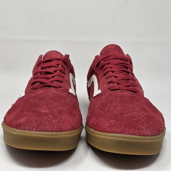 Vans Old Skool Lowpro Suede Shoes Red White VN000D0ECI1 Men\'s Size 11.5 New main image 6